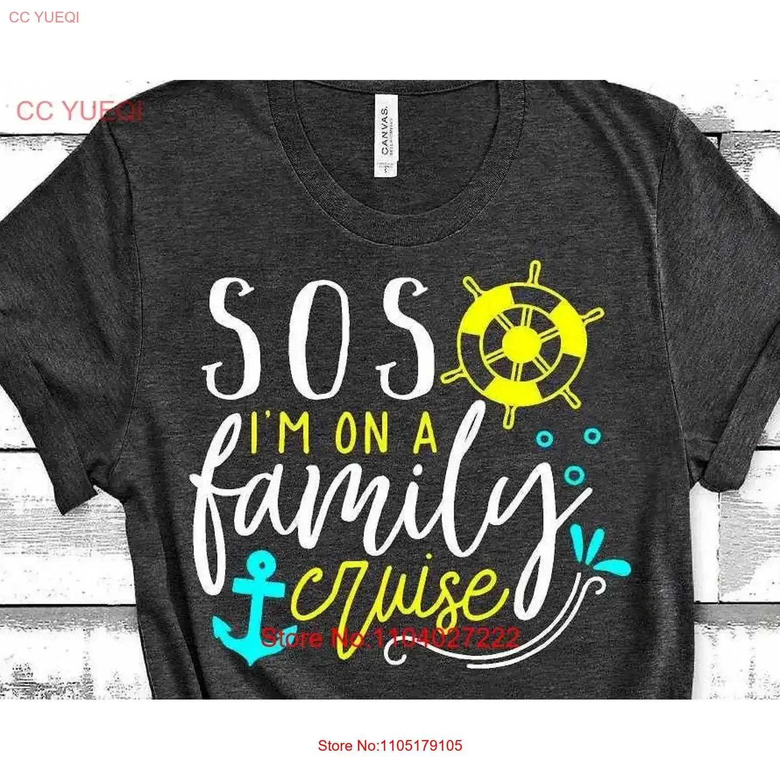 Cruise T Shirt SOS Im On A Family Trip BoaT For Group Cruising Matching Ship Vacation vintage Washed Stylish Comfortable