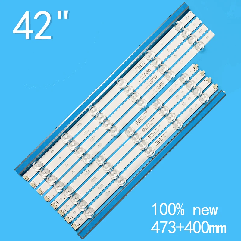 10pcs LED Backlight strip For LIG Innotek 42 NDE Rev 0.3 A B Type 42LN5100-CP 42LM3450 42LS345T 42LS3150-CA SVL420A60 A-TYPE B