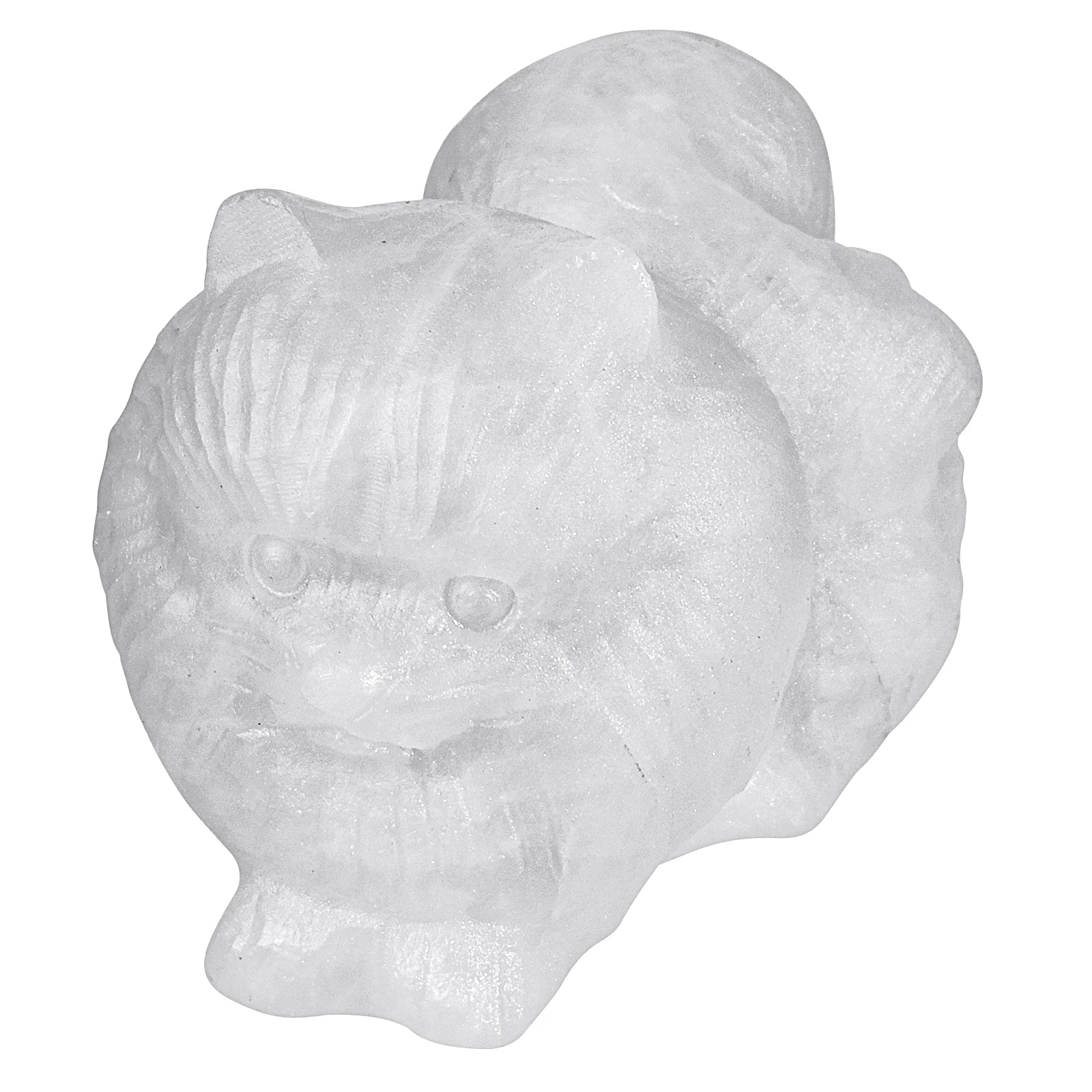 TUMBEELLUWA Natural Crystal Stoen Hand Carved Cat Figurine Animal Statue Stone Crafts Sculpture For Home Decor Desktop Ornaments