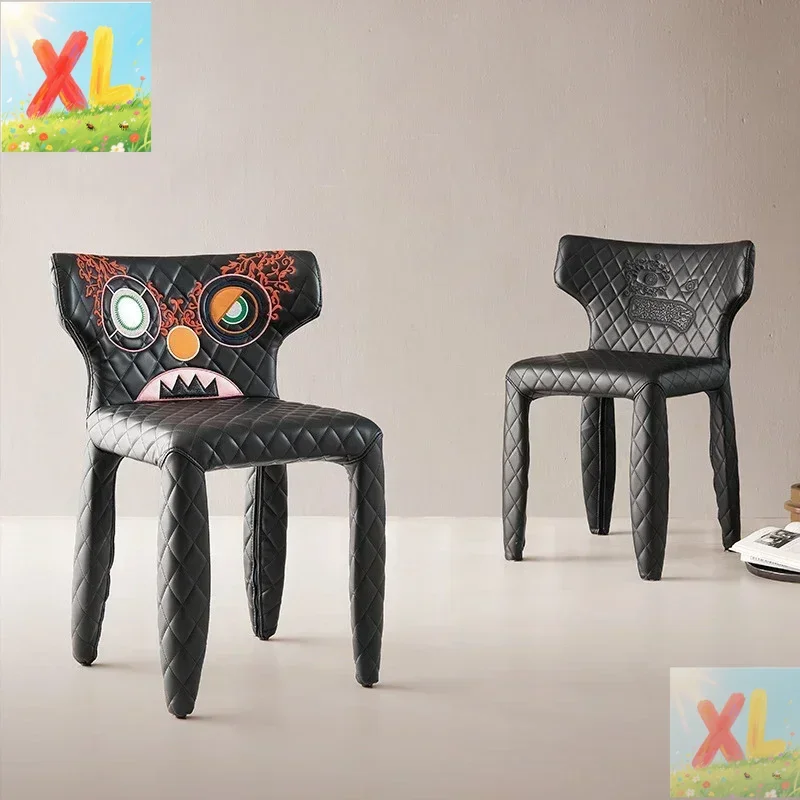 Monster Chair Moooi  Italian Light Luxury Premium Leather Dining Designer Restaurant Furniture