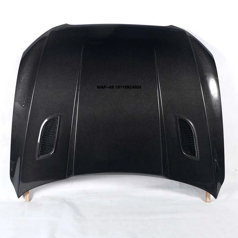 

New Carbon Fiber Car Hood Replacement for Q5 2024- Black