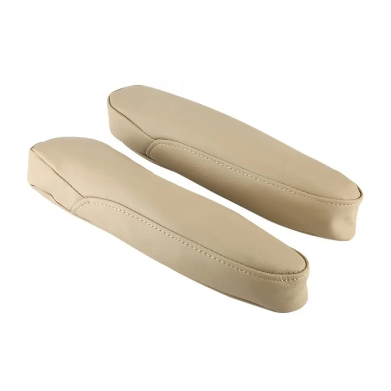 

Пара кожаных бежевых чехлов на подлокотники сидений для Honda Odyssey 2005-2010 гг.