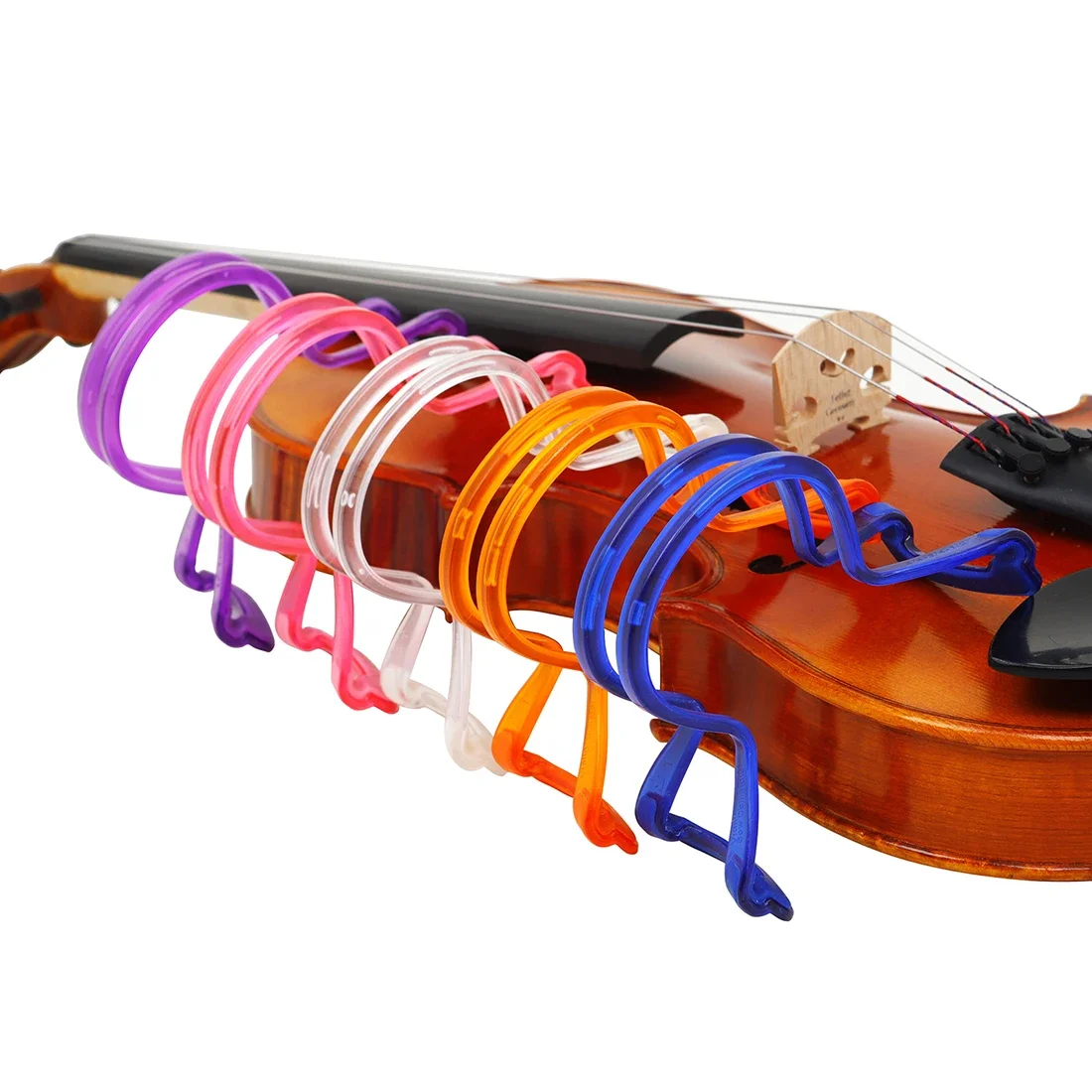 4/4 3/4 1/2 Universal Violin Bow Straightener Acrylic Multiple Colors Corrects Bow Posture Tough Durable Violin Accessory Parts