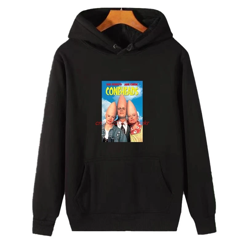 Coneheads Movie Poster Classic Graphic Hooded Shirt Cotton Essentials Hoodie Winter Fleece Hoodie Streetwear Men's Sportswear