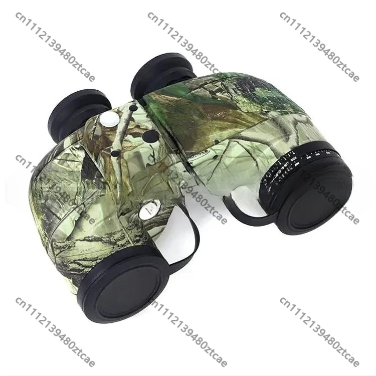 Professional 10x50 Binoculars, Bak4 Prism High Definition Stabilized Telescope, Multifunctional Rangefinder Binoculars