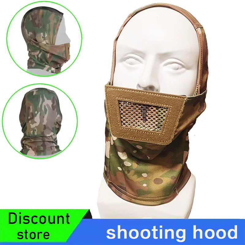 

Повязка на голову рыцаря. Сетчатая дышащая полумаска для лица, защитная маска для стрельбы с пневматическим пистолетом для вечеринок, походов и кемпинга