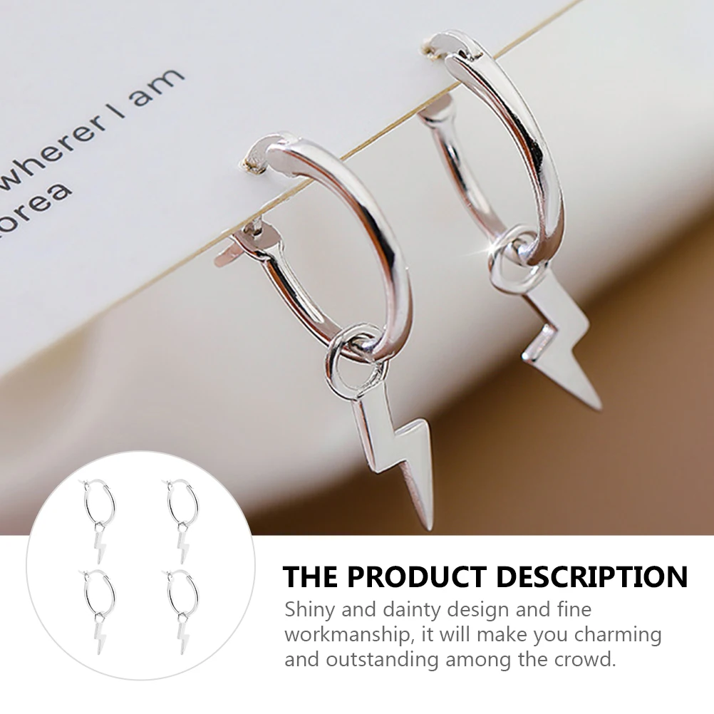 زوجان من الأقراط العصرية الفريدة من نوعها لوصيفة العروس الكلاسيكية