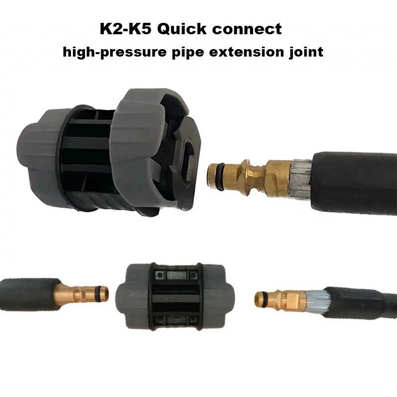 For Karcher K Series High Pressure Car Wash Hose Extension Couplings K1 K2 K3 K4 K5 K6 K7 Brass Extension Quick Release Plug