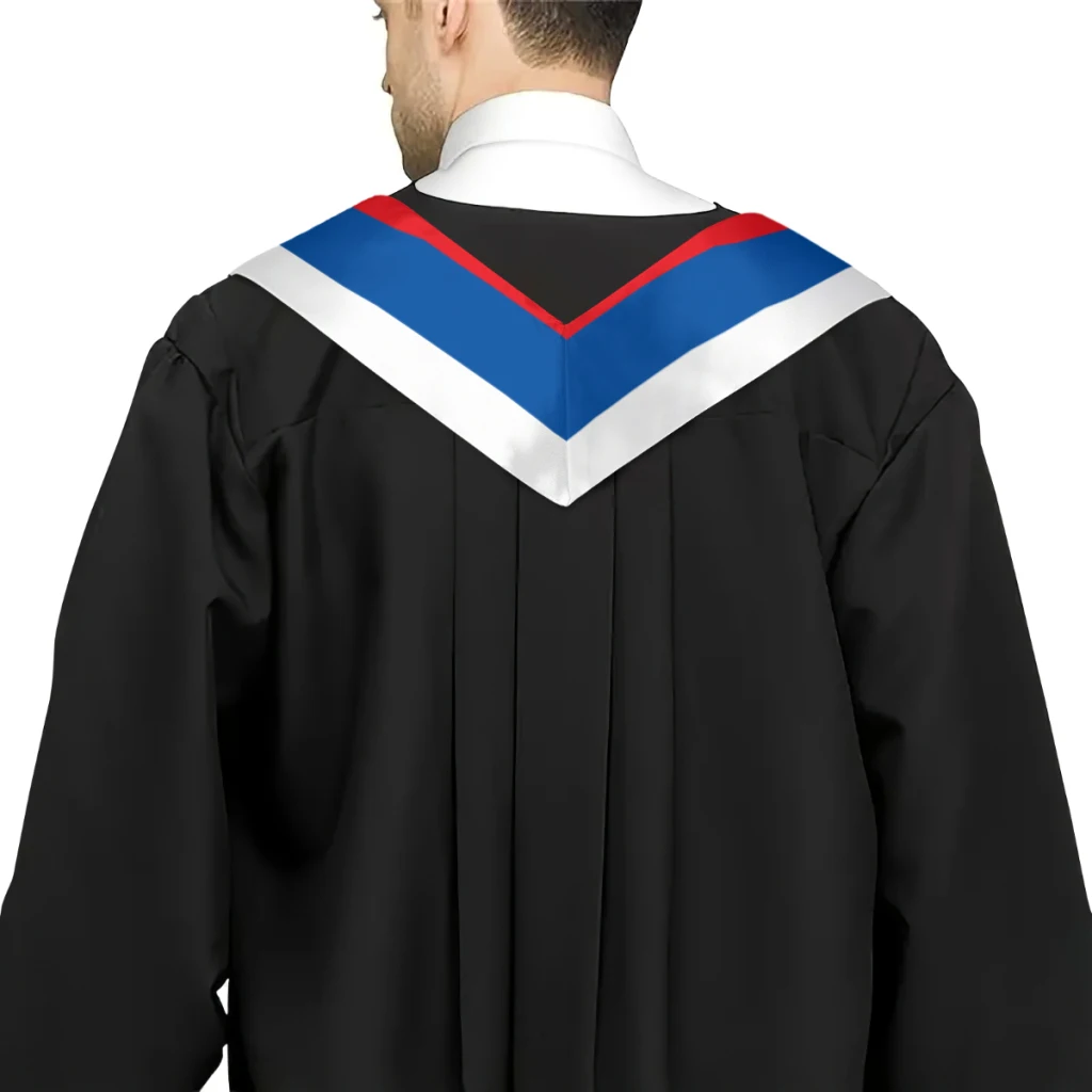 More design Graduation shawl Slovakia Flag & United States Flag Stole Sash Honor Study Aboard International Students 4