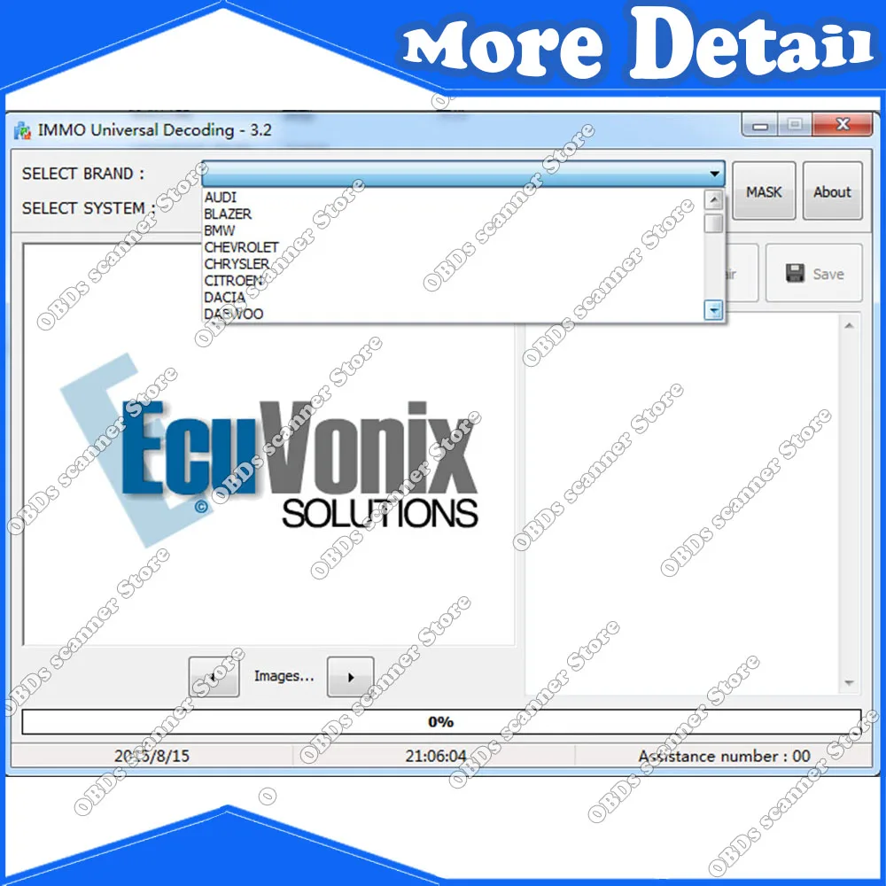 IMMO Universal Decoding 3.2 With Free Keygen Car Diagnostic Software EcuVonix 3.2 Unlimited Crack 2026 Hot Sell Link CD USB