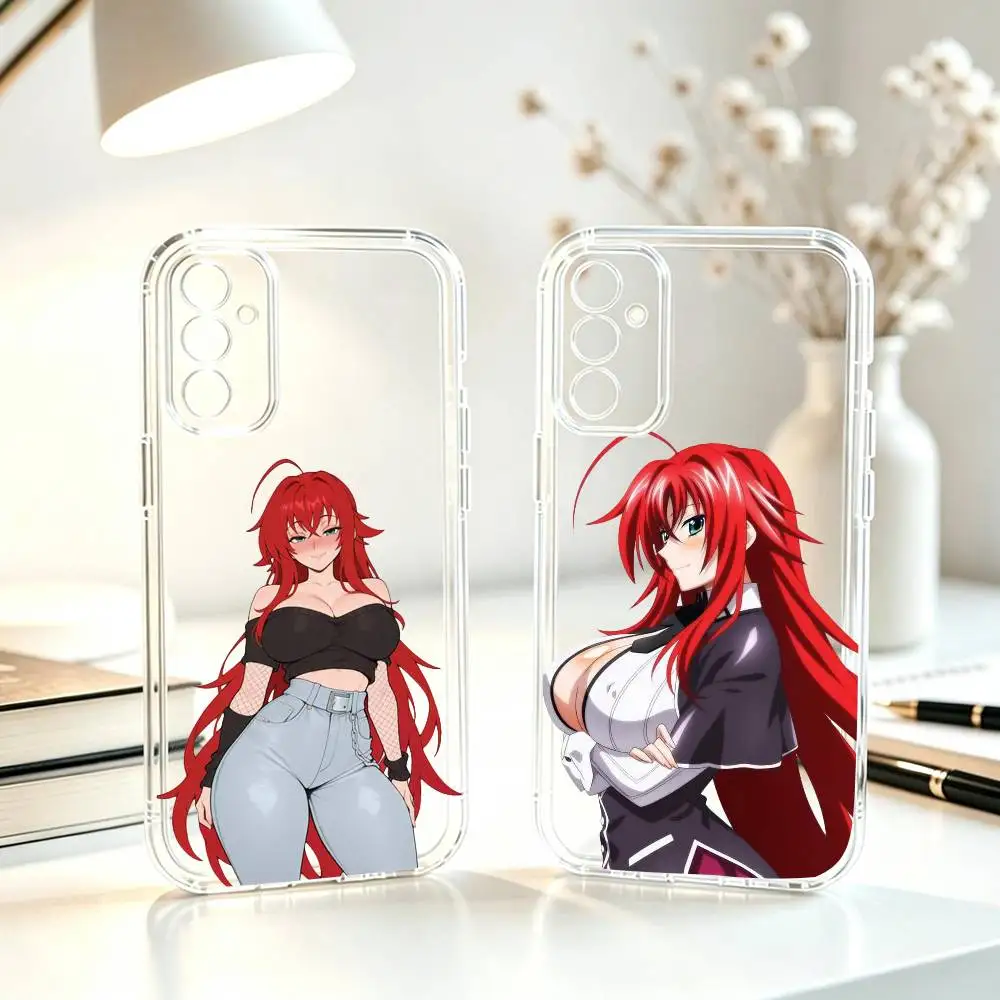 DXD Rias Gremory Phone Case For SamsungA10,12,20,21S,30,31,40,50,51,52,70,71 Transparent Cover