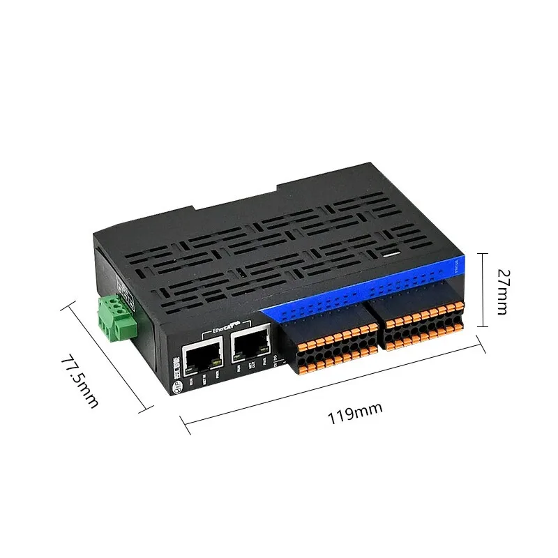 EIP Control EDS-32A Series EtherCAT Remote I/O Data Acquisition Module, Ethernet Communication PLC Controller, 32-Channel