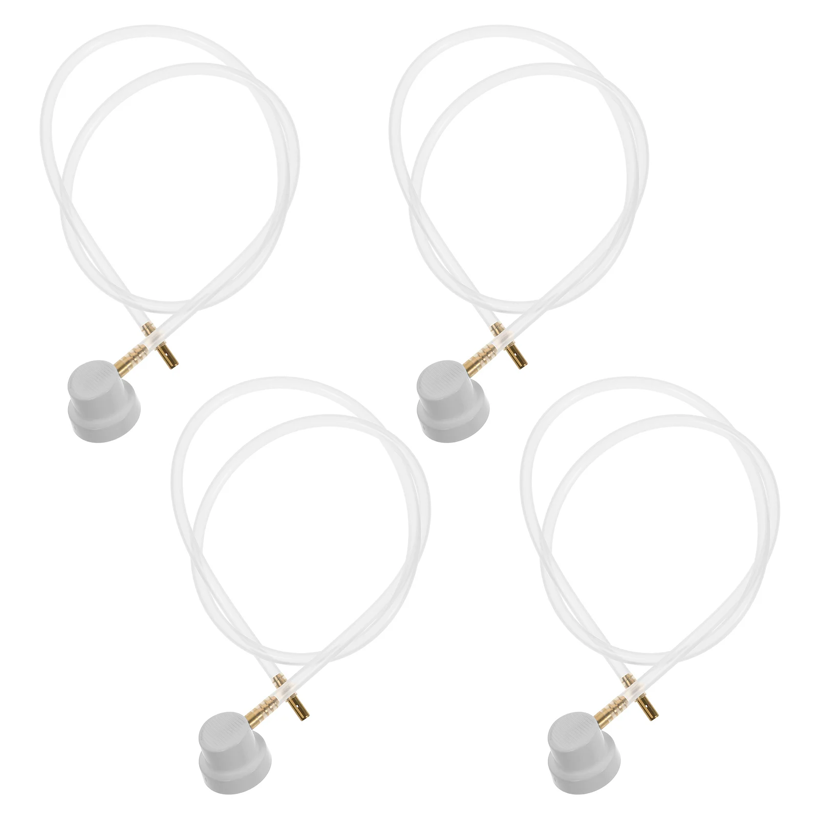 

4pcs Air Conditioner Cleaning Agent Spray Head Extended Hose Flexible Nozzle Aerosol Can Tip Efficient Restoration System