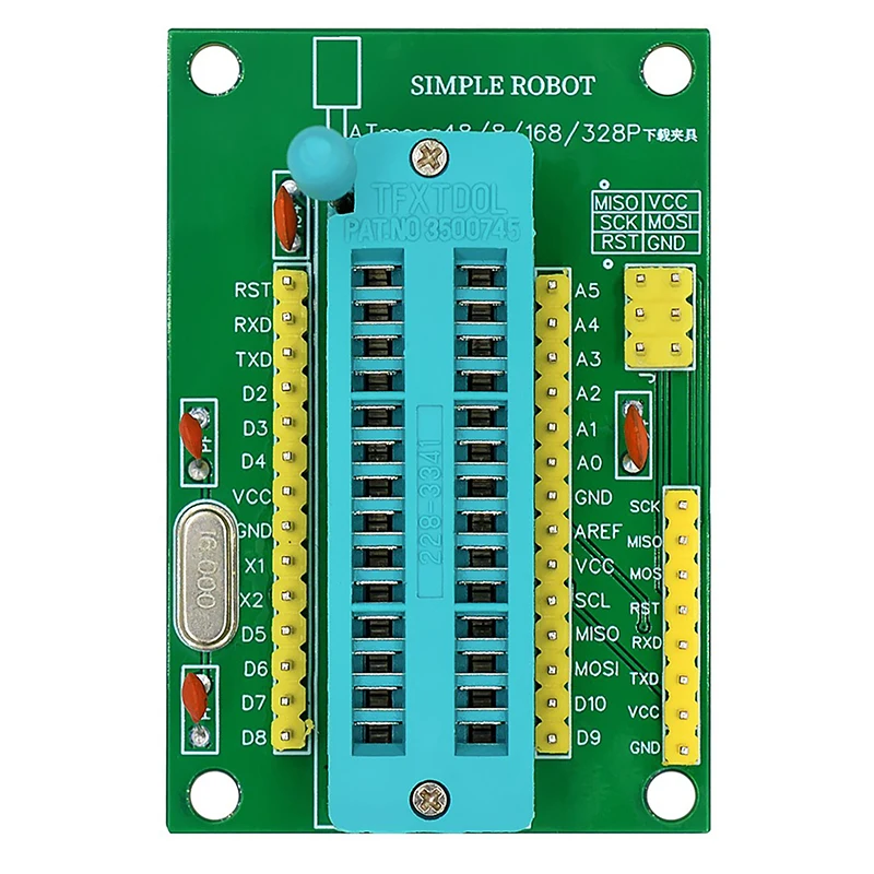 ATMEGA8 ATMEGA48 ATMEGA168 ATMEGA328P-PU DIP28 Small System Board Programmer System Board