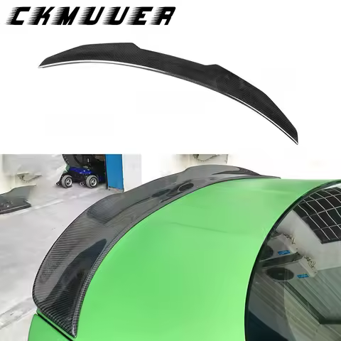 CKMUUER Gloss Black Rear Spoiler for BMW 1 Series E82 1M Coupe 2008 2009 2010 2011 2012 Rear Deck Spoiler Car Rear Wing Lip