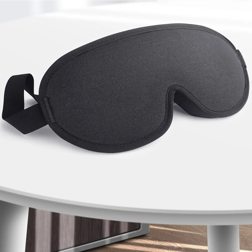 

Black Blindfold Sleeping Mask Memory Foam Eye Cover Shade Universal Goggles Light Blocking Sleep Aid Travel Easy