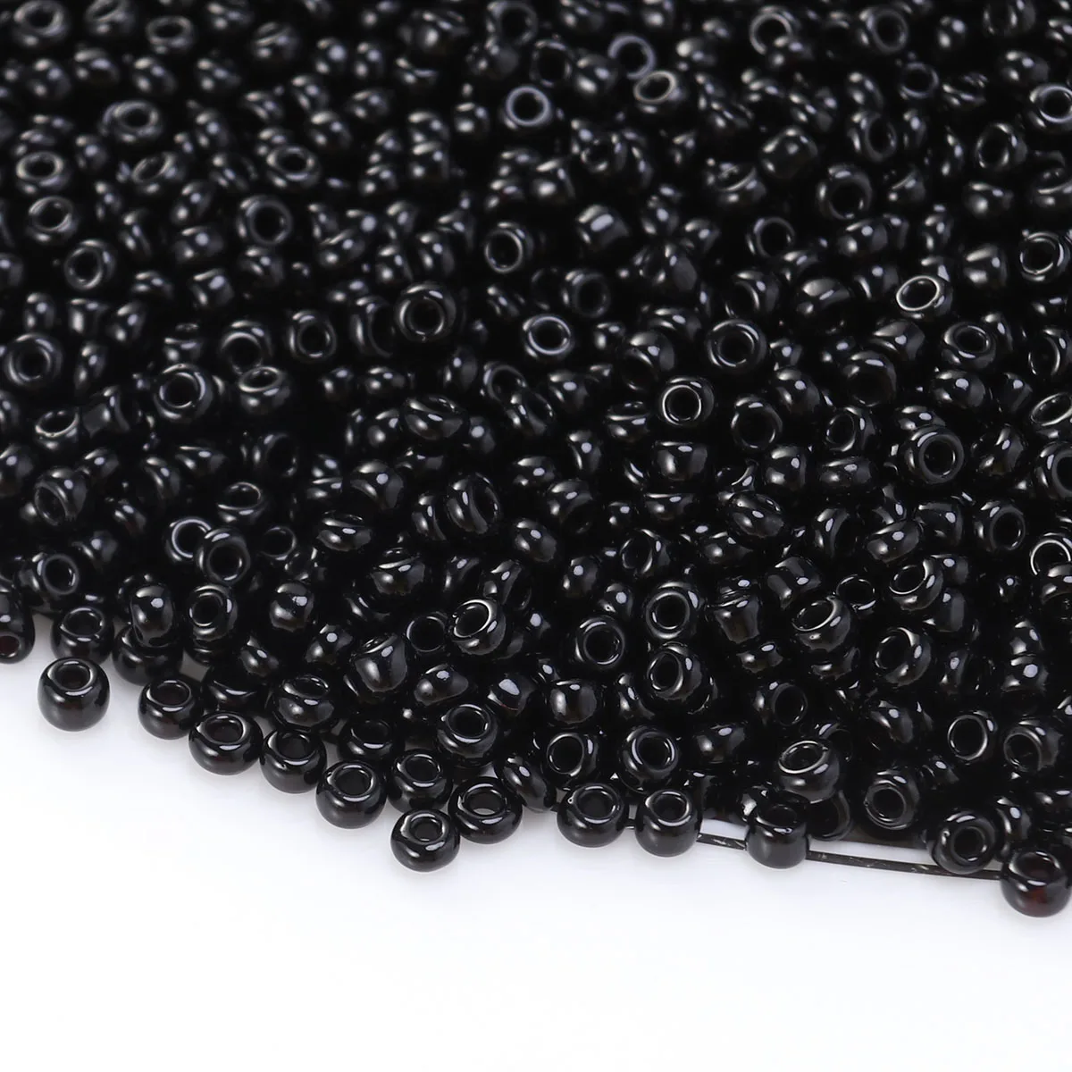 

15000pcs 3Mm For Jewelry Making Diy Bracelet Necklace Decor Black Round Beads Creative Glass Beads For Jewelry Making Diy Glass