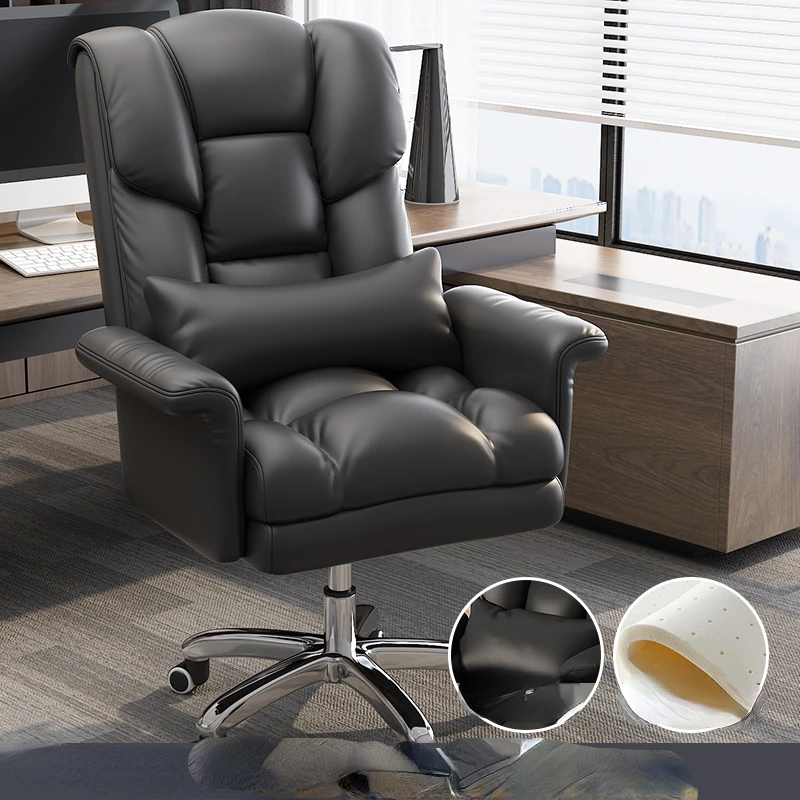 

Executive Lounge Office Chair Lumbar Back Support Swivel Arm Chair Ergonomic Gamer Recliner Chaise Bureau Recliner Recliner