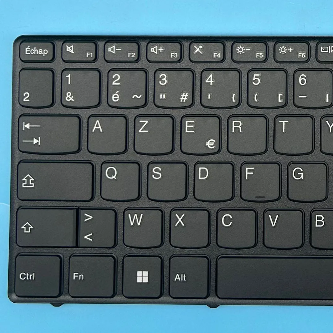 Original New Azerty French Keyboard For Lenovo 100w 300w 500w Yoga Gen 4 Laptop Black