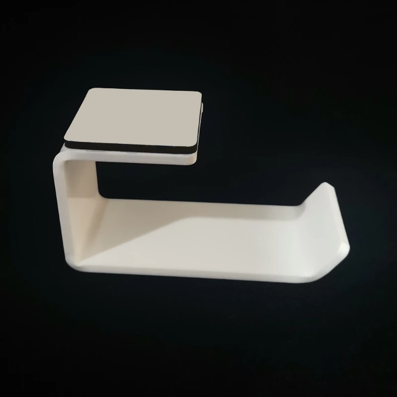 Gancho adhesivo para exhibición auriculares, pegatina acrílica, soporte para auriculares, colgador pared escritorio