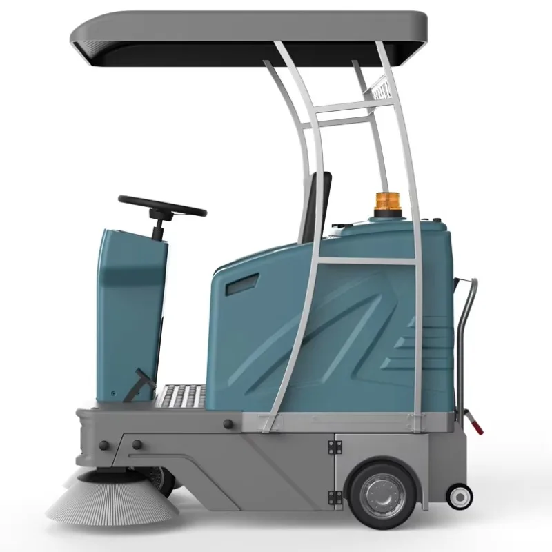 Floor Sweepers Electric Street Sweeper Machine Industrial Ride on Sweeper Driving Double Scrubbing Machine