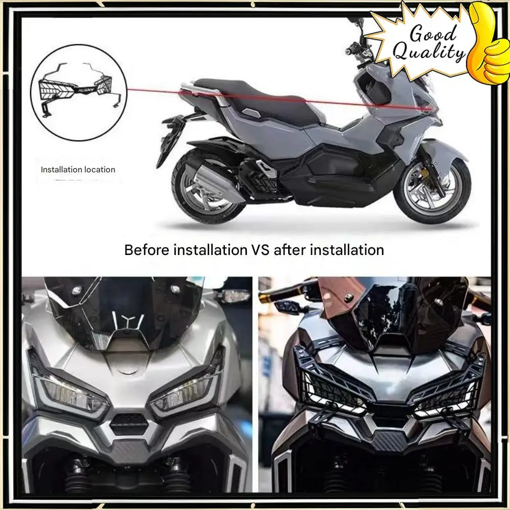 For SYM ADX 125 125ADX ADX125 Motorcycle Accessories Headlight Protector Lamp Cover Headlight Protector Suitable for SYM ADX 125