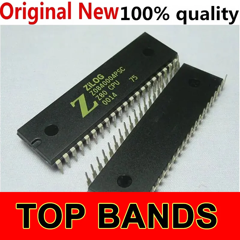 Chipset IC original, Z0840004 Z0840004PSC Z80 DIP-40, 100% novo