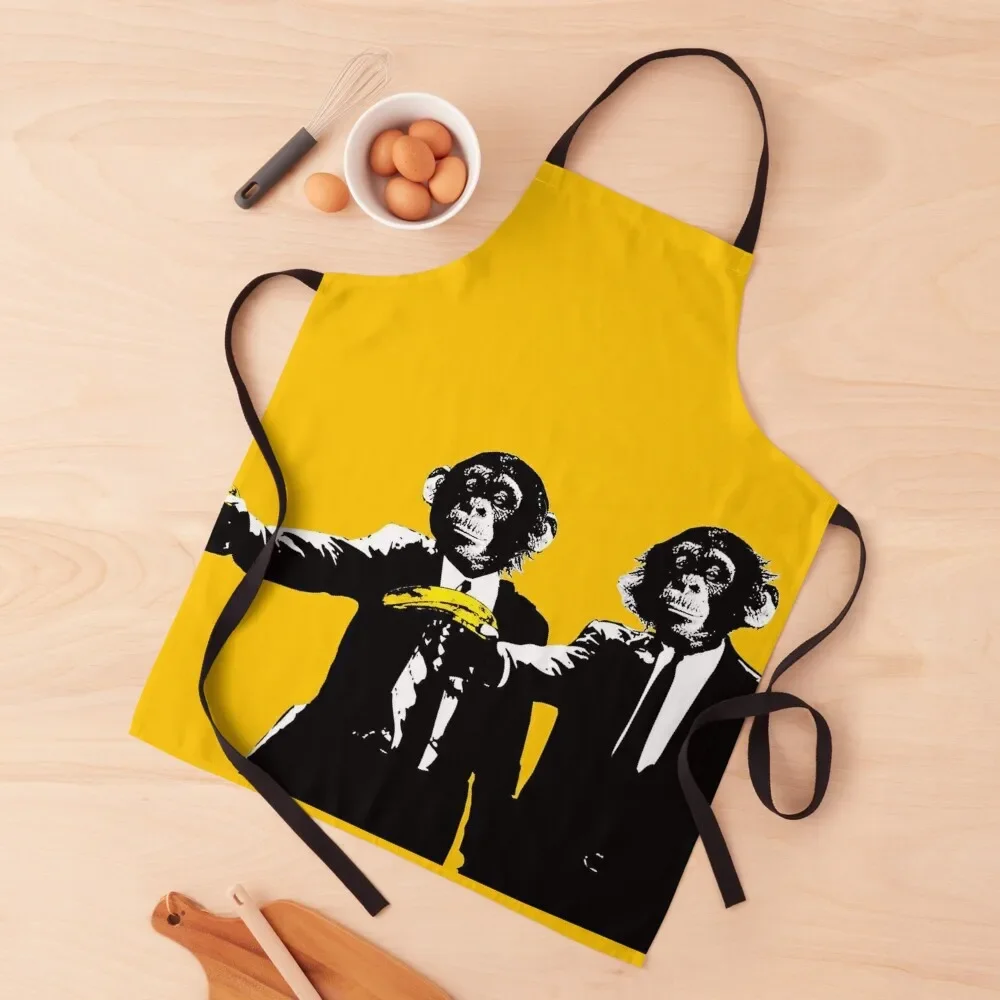 Pulp Fiction Monkeys Apron restaurant accessories Useful Things For Kitchen Things For The Kitchen Apron