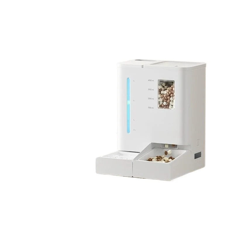 

Automatic feeder cat all-in-one machine pet smart drinking water two-in-one