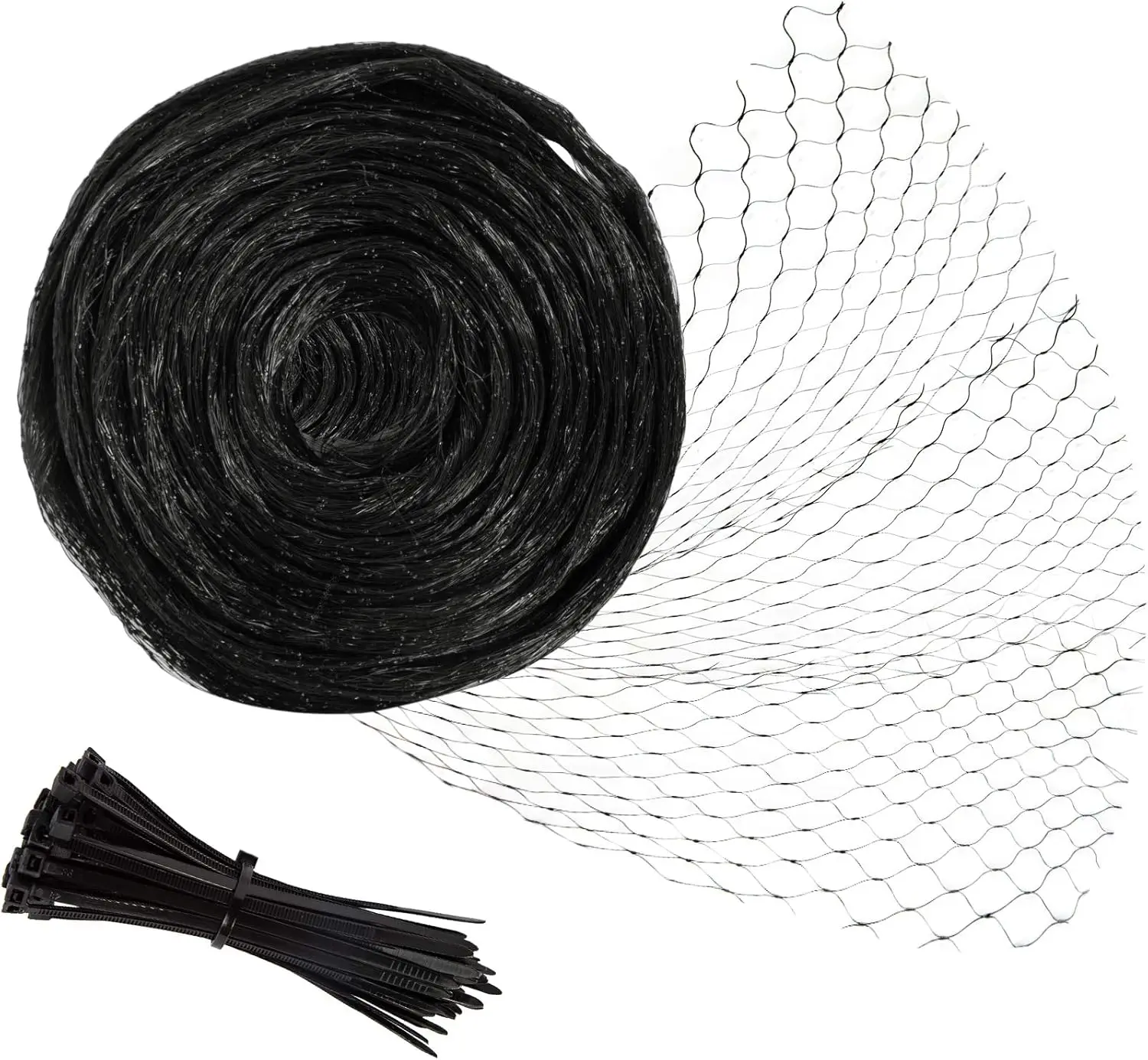 

13x33 ft Bird Netting for Garden, Heavy Duty Reusable Fruit Tree Net with 50 Cable Ties, Protect Plants from Birds & Animals