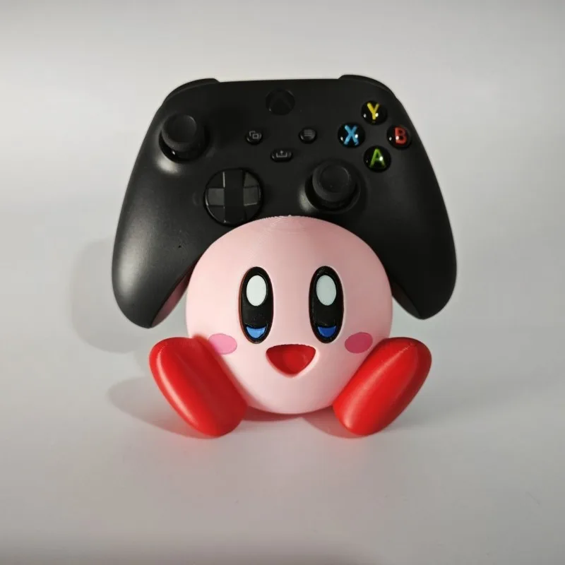 Kirby Cartoon Handle Bracket for PS5 Nintendo Gamepad Bracket Game Console Accessories Creative Desktop Decoration Ornaments