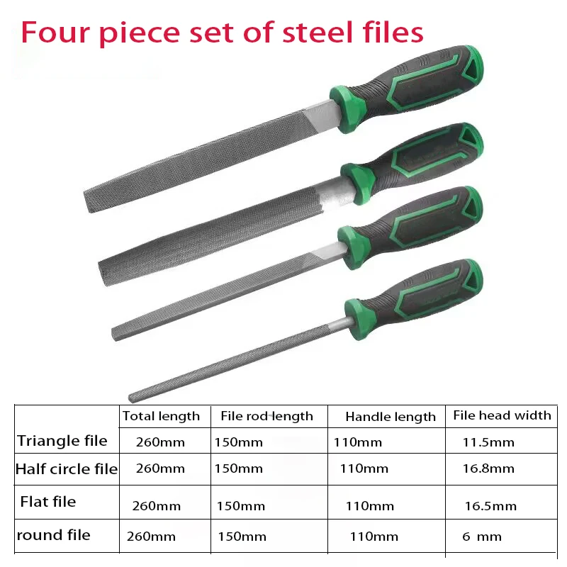 

Rasper Metal File in Shape Triangle Flat Semicircle Square Milling Tools Carving Tool