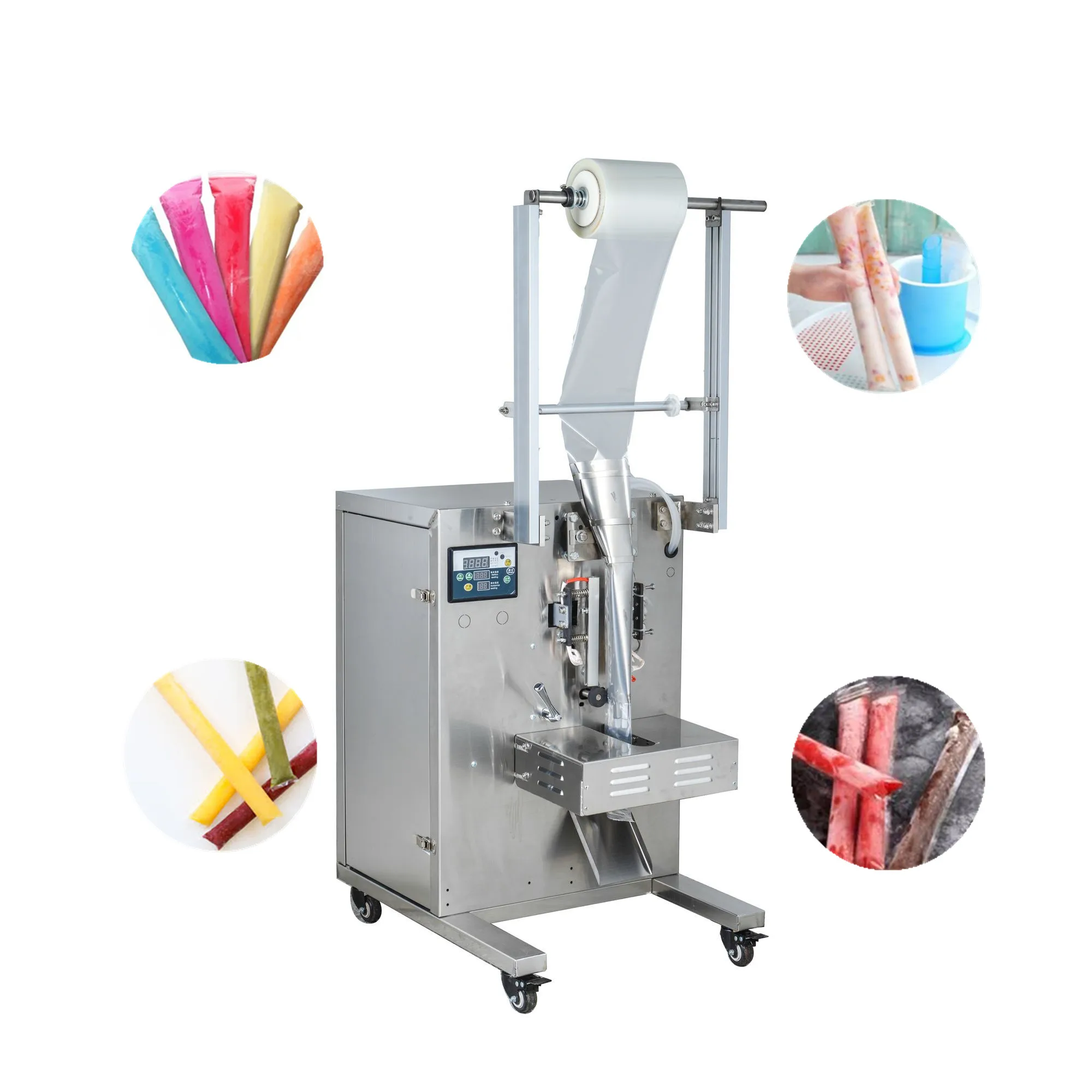 Ice Pop Sachet Liquid Ice Lolly Pouch Beverage Packing Machine