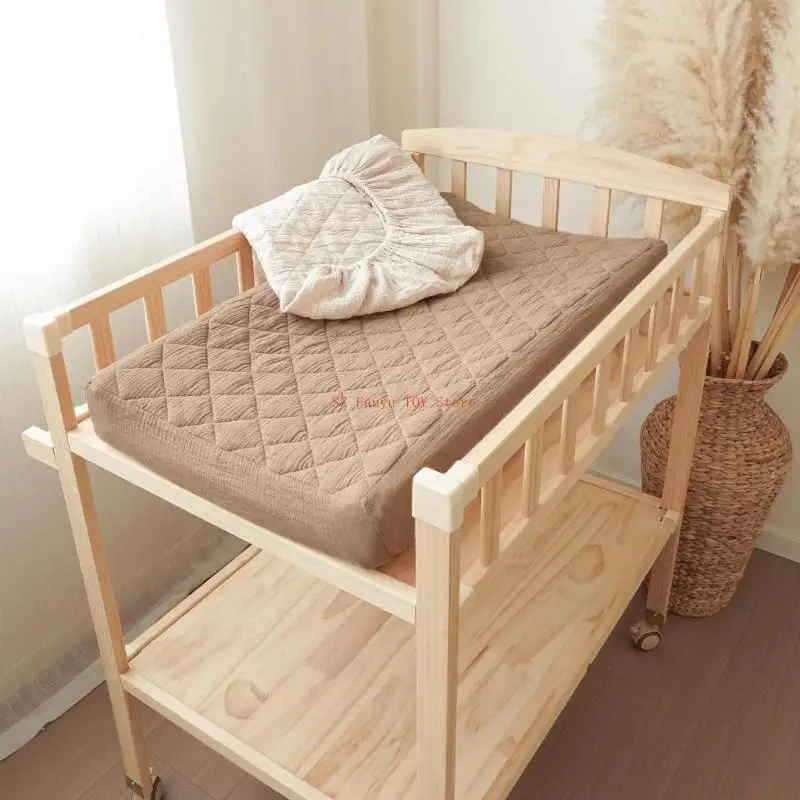 96GC 1 قطعة أو 2 قطعة وسادة تغيير حفاضات الطفل كم قابلة لإعادة الاستخدام غطاء مغير الحفاض لينة وسادة حفاضات قابلة للتنفس المجهزة