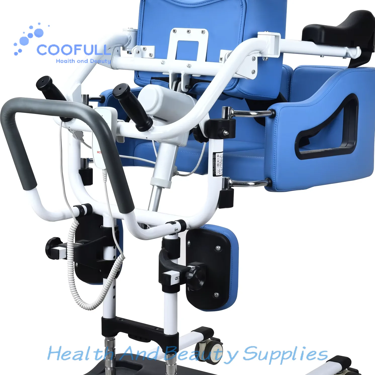 Coolfull Lift Chair MULTI-FUNCTION ELECTRIC LIFT SHIFT Spreadable Arms Convenient Moving to Toilet Power Lift up Seat Wheelchair