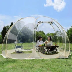 Transparent Star Tent Thickened PVC Outdoor Leisure Camping Tent Sun Room Windproof Rainproof Warm Portable Bubble House Camping