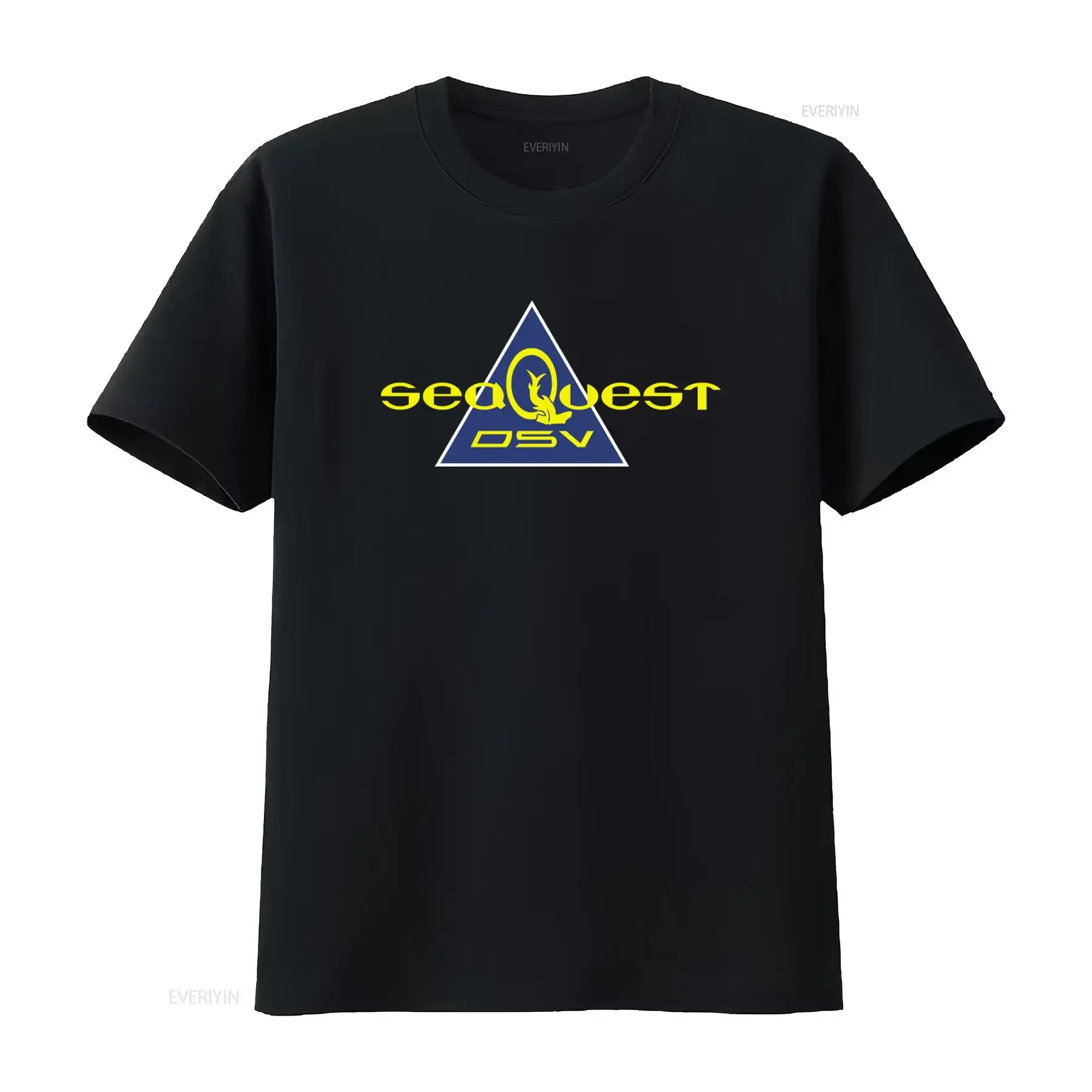 Vintage 1993 SeaQuest DSV TV Sci Fi Science Fiction Show Black T Shirt Size XL vintage Washed designer clothes Casual Slightly