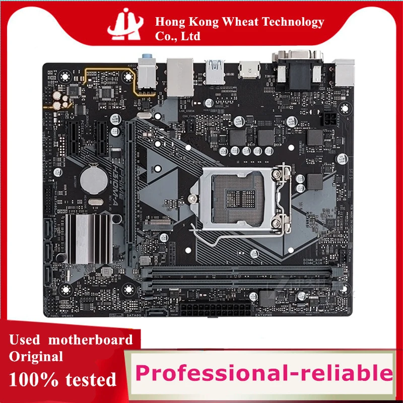 For Intel H310 PRIME H310M-A motherboard Used original LGA 1151 LGA1151 DDR4 32GB USB2.0 USB3.0 SATA3 Desktop Mainboard