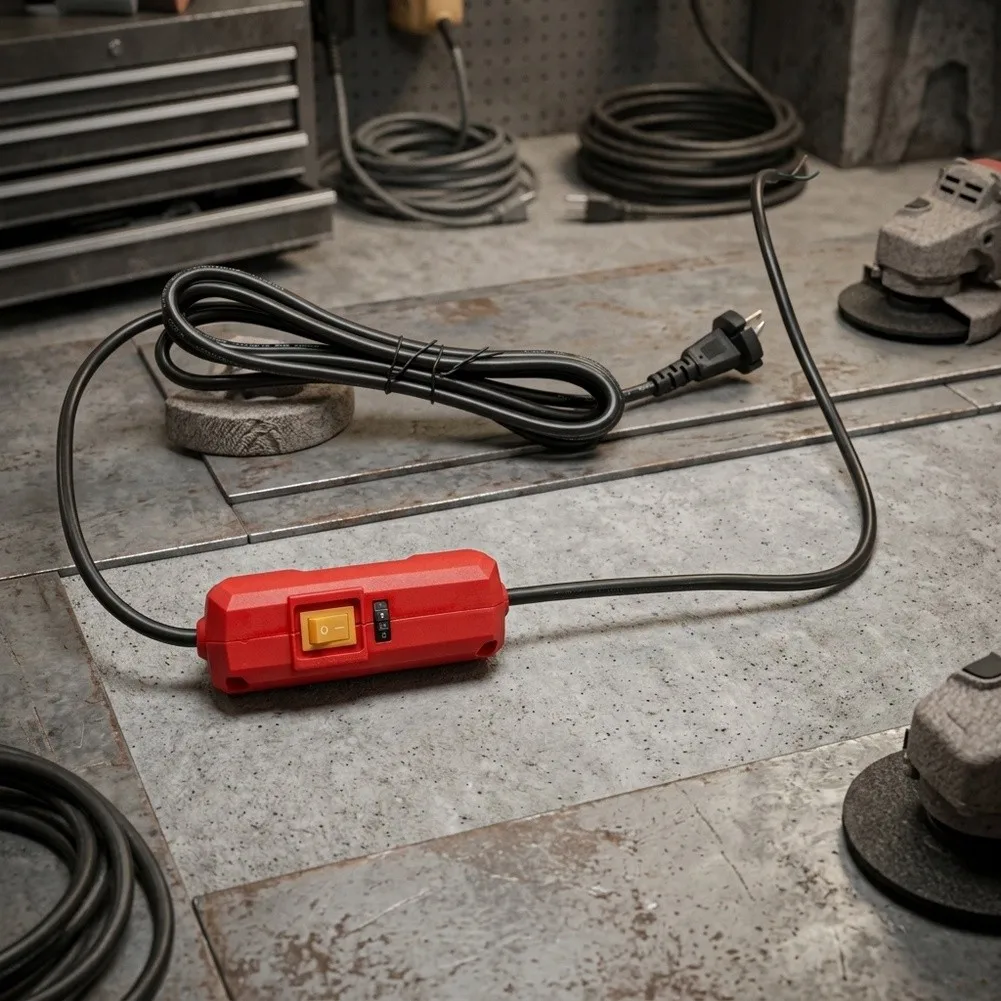 Wall Grinder Control Assembly Operating at 230V with Selectable Range 1 to 6 and 2.6 Meter Cable for Flexibility