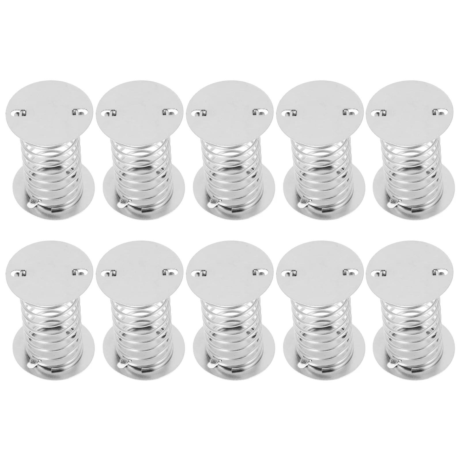 

10Pcs Car Dashboard Spring Base Shaking Head Base for DIY Dashboard Spring Stand Holder Portable Shaking Bases