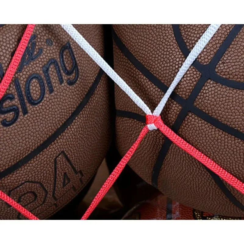 حقيبة تخزين أفورد 15-20 لكرة القدم وكرة السلة، سحب الحبل الشبكي، كيس الكرة، شبكة حمل لفريق كرة السلة/التدريب المدرسي