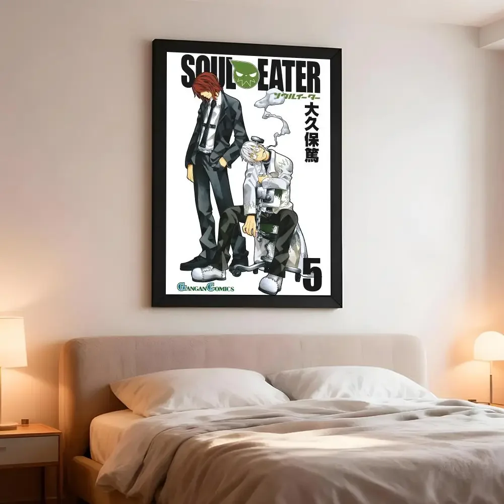 Anime Fantasy Soul Eater Poster Artistic Wall Decor Indoor Outdoor Home Ornament for Collectors
