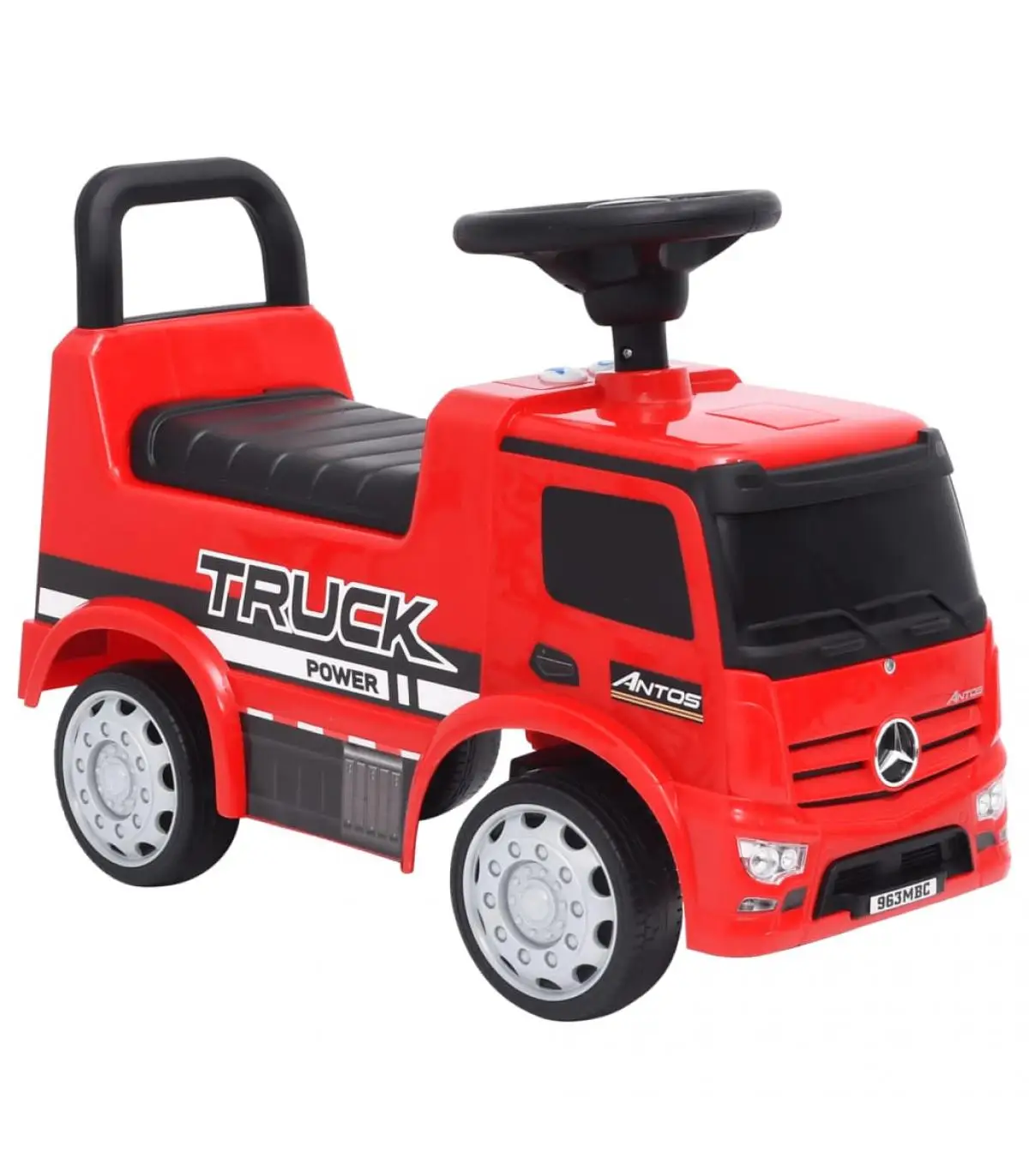 Red Mercedes Benz Truck Car Push Pedal Vehicles For Kids