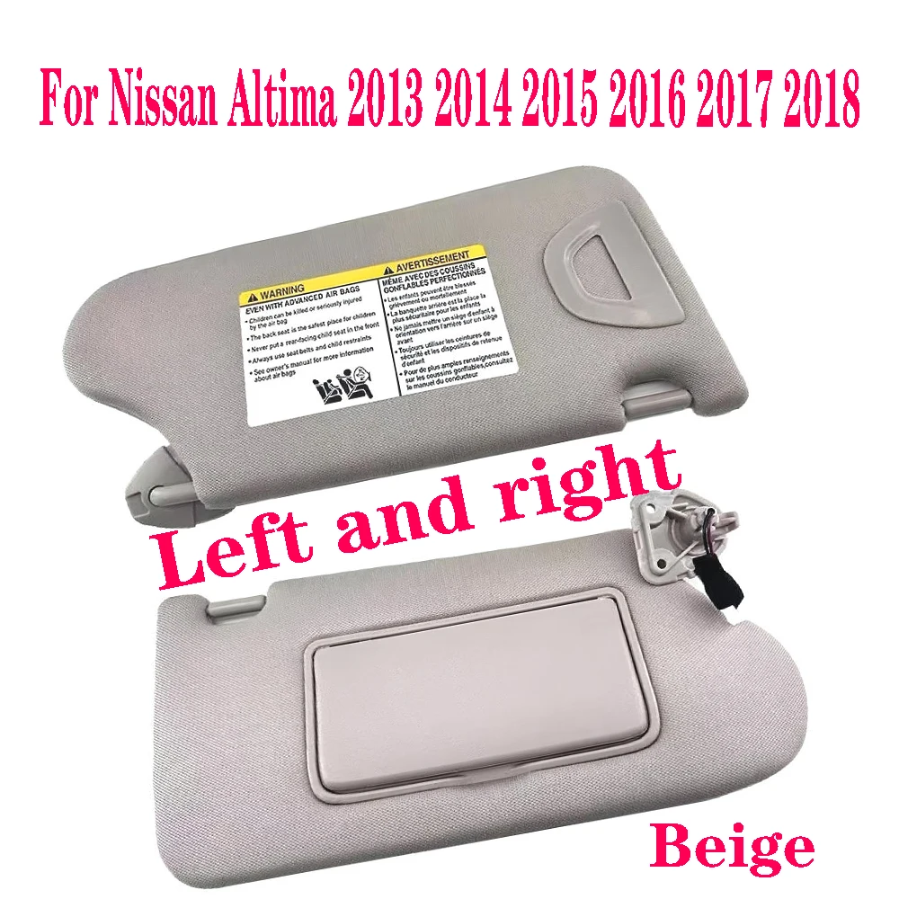 

Sun Visor with Light For Nissan Altima 2013-2018 96401-3TA2A 96400-3TA2A Car Replacement Parts