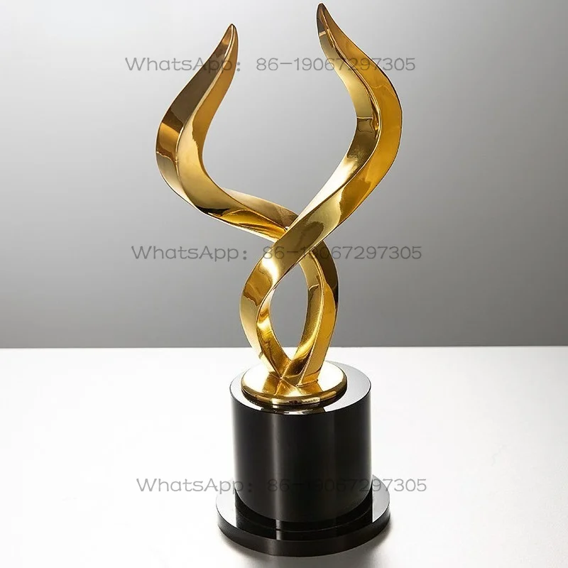Creative Metal Trophy Customized Cow Award Champion Cup Customized