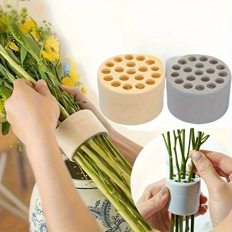 Spiral Stem Holder For Vase Flower Arrangement Spiral Ikebana Stem Holder Spiral Flower Stem Holder Bouquet Floral Arranger 1Pcs