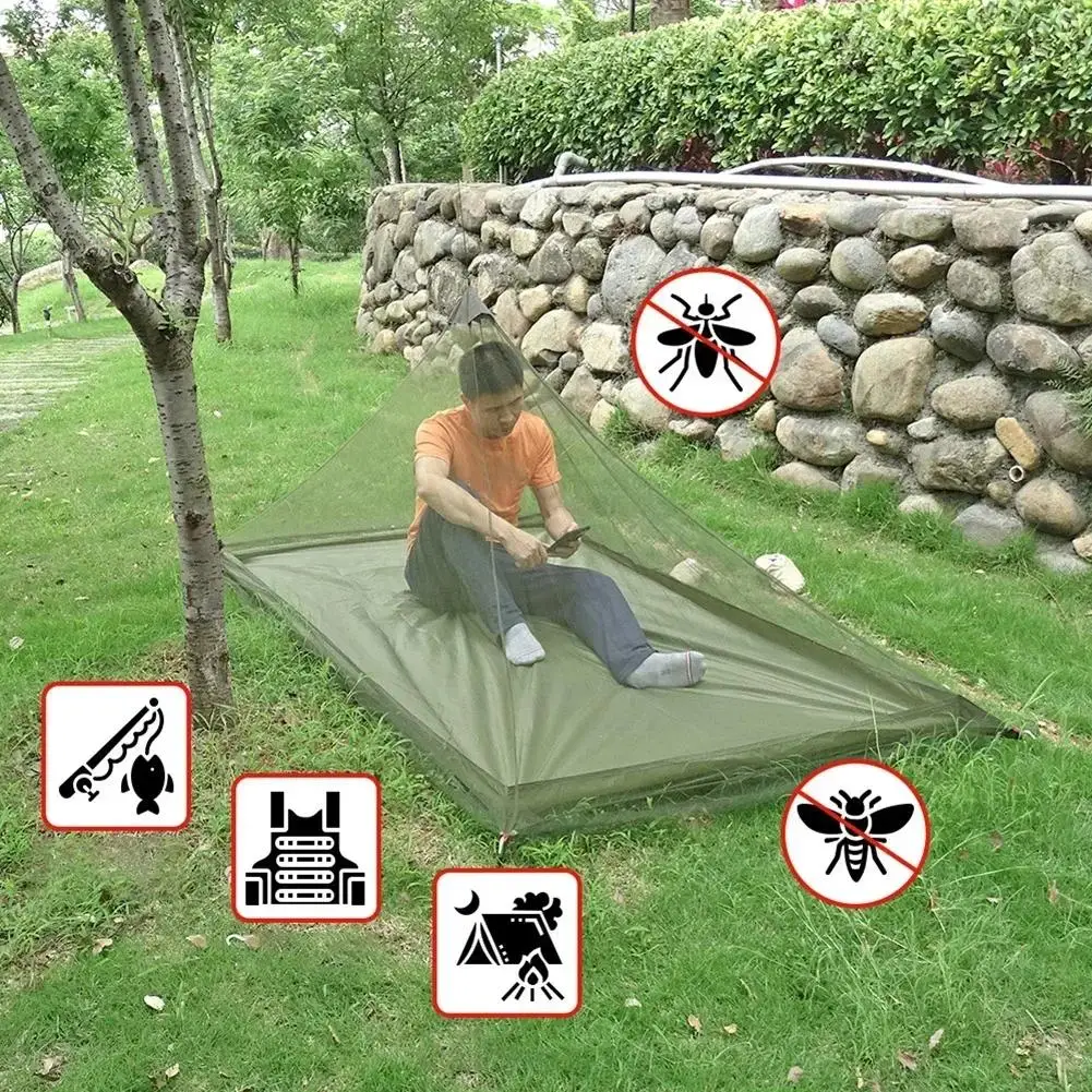 Camping Netting Repellent Tent Mosquito Netting Hanging Bed Lightweight Easy Installation for Outdoor Fishing Hiking