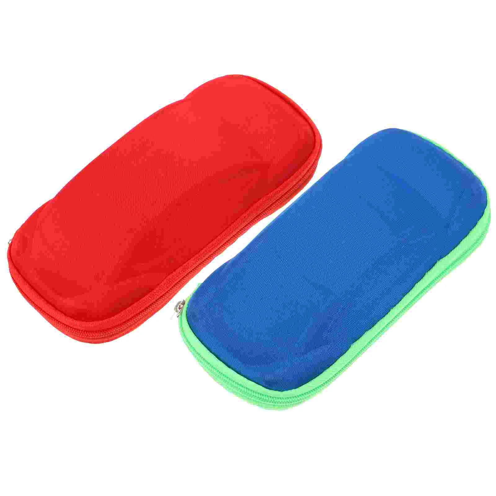 

2 Pcs Zipper Glasses Case with EVA Fashionable and Cute Car Shape Children Eye Wear Random Color