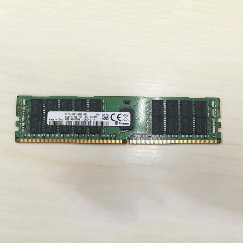 1 PCS M393A2G40DB1-CRC 16G 2RX4 PC4-2400T DDR4 ECC REG For Samsung Server RAM