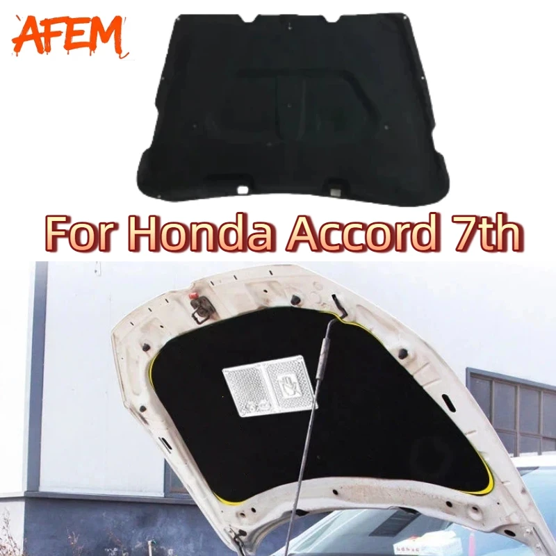 Мат для капота автомобиля Honda Accord 7-го поколения Inspire CM 2003~2007, звуко- и теплоизоляционный, огнеупорный, аксессуар для интерьера